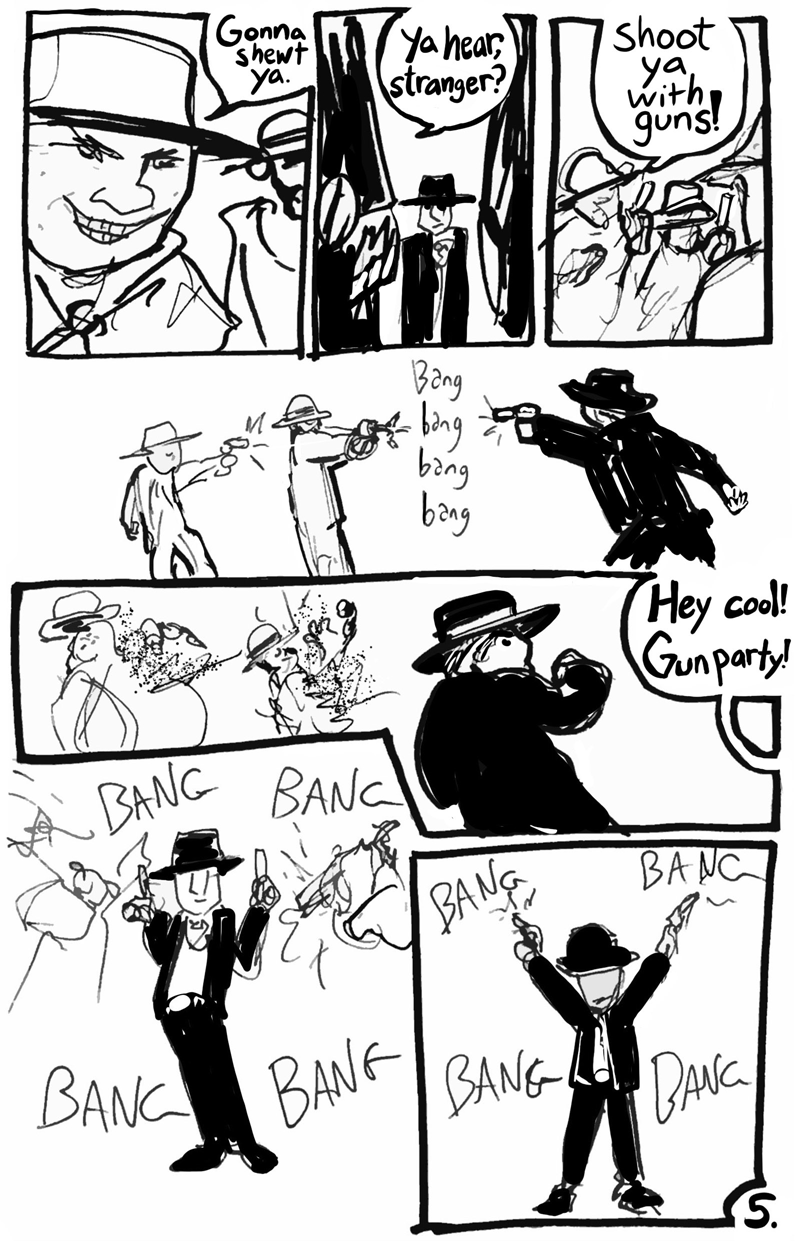 You are cordially invited to a gun party.